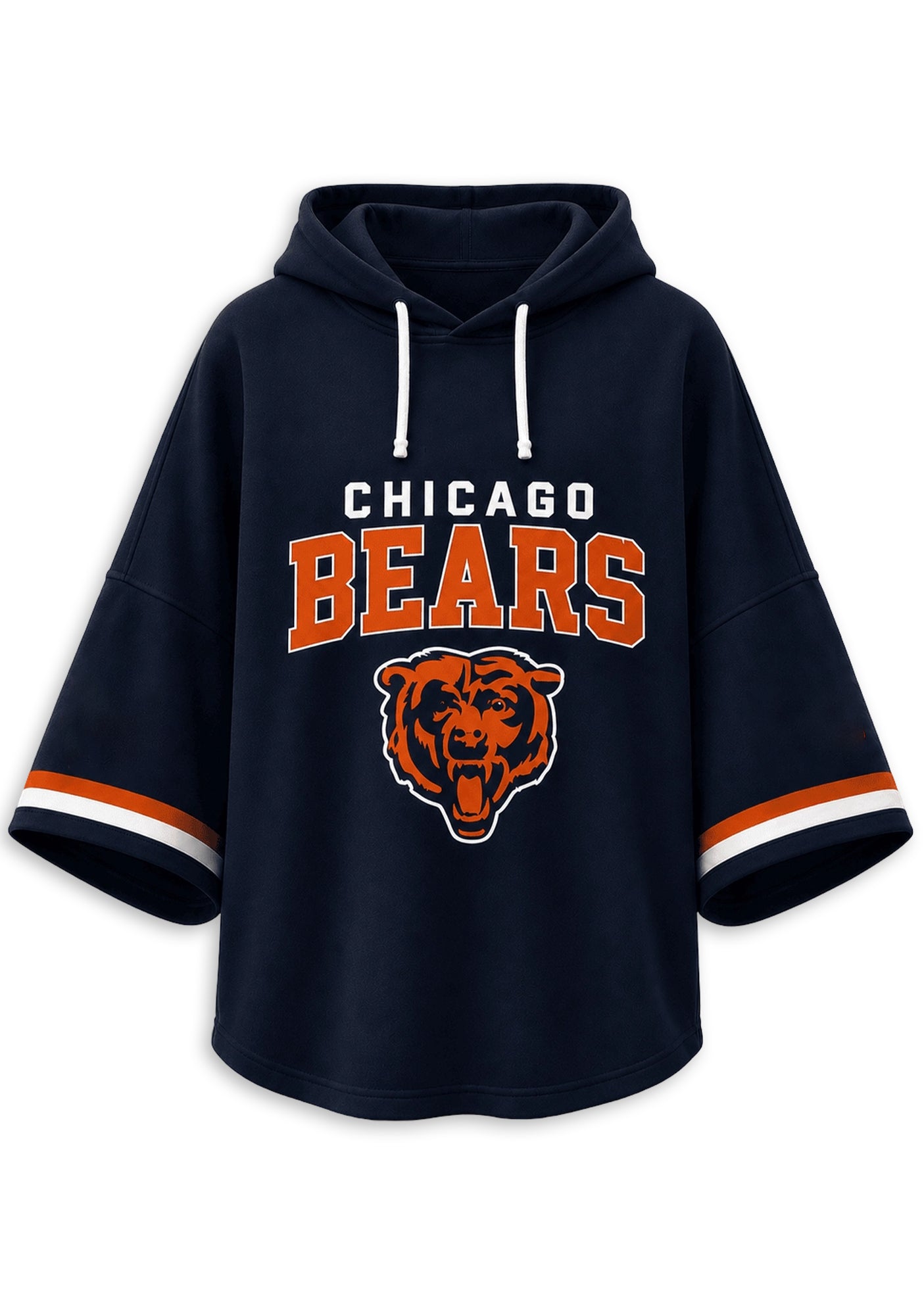 Women’s Chicago Bears 3/4 Dolman Sleeve Hoodie Secondary image