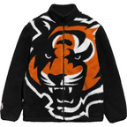 Cincinnati Bengals Full Zip Sherpa Fleece Jacket