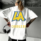 Unisex “Los Angeles Chargers” T-shirt.