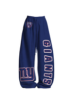 New York Giants NY Logo Tops & Elasticated Trousers Two-Piece Set