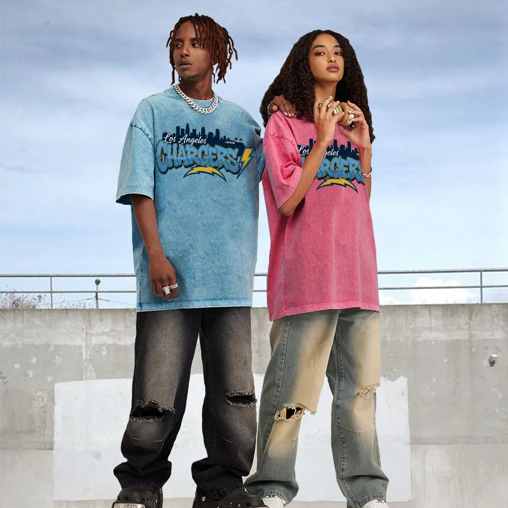 Los Angeles Chargers Unisex Vintage Washed T-shirt