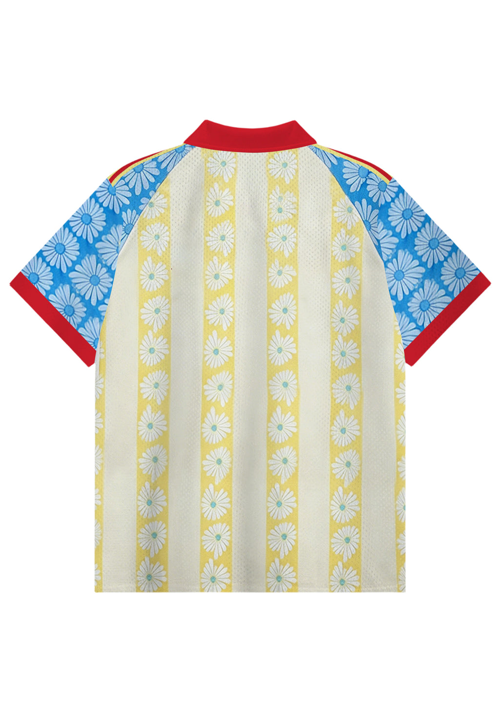Colombia-Inspired Daisy Collared Soccer Jersey