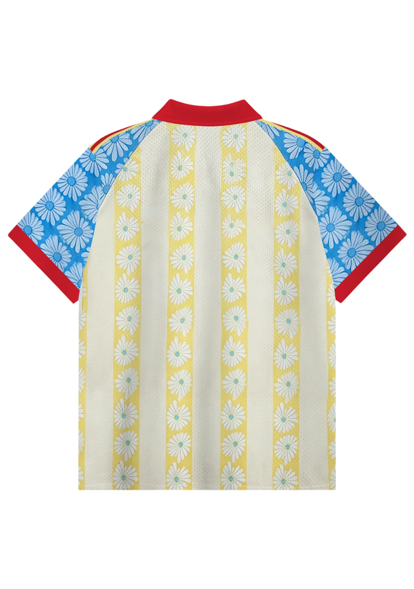 Colombia-Inspired Daisy Collared Soccer Jersey