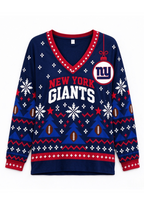 Women’s New York Giants Ugly NFL Christmas Sweatshirt