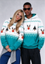 Miami Dolphins Christmas Fair Isle Print Couple Hoodie
