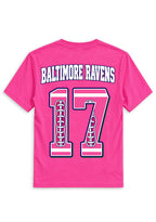 Baltimore Ravens Pink Out Tackle Breast Cancer Awareness V-Neck T-Shirt