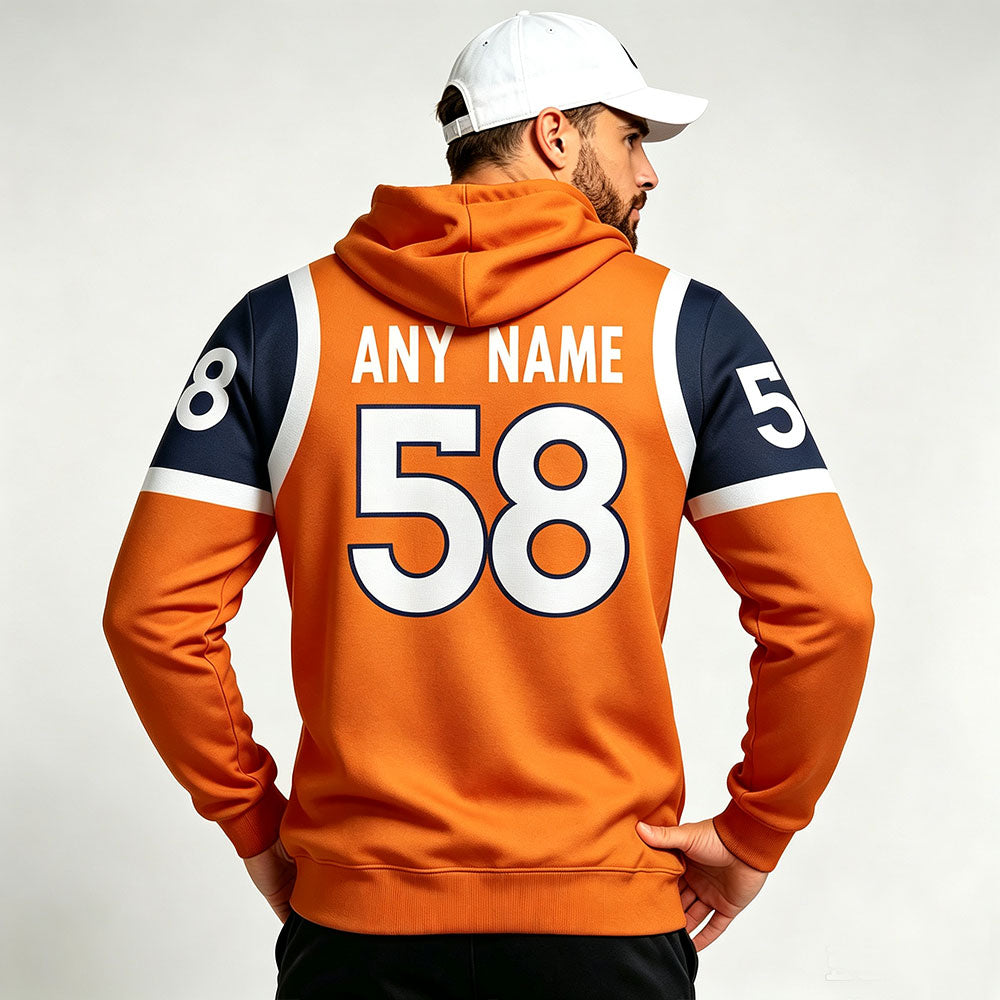 Denver Broncos | Specialized Design Away Kits Personalized Letters Number