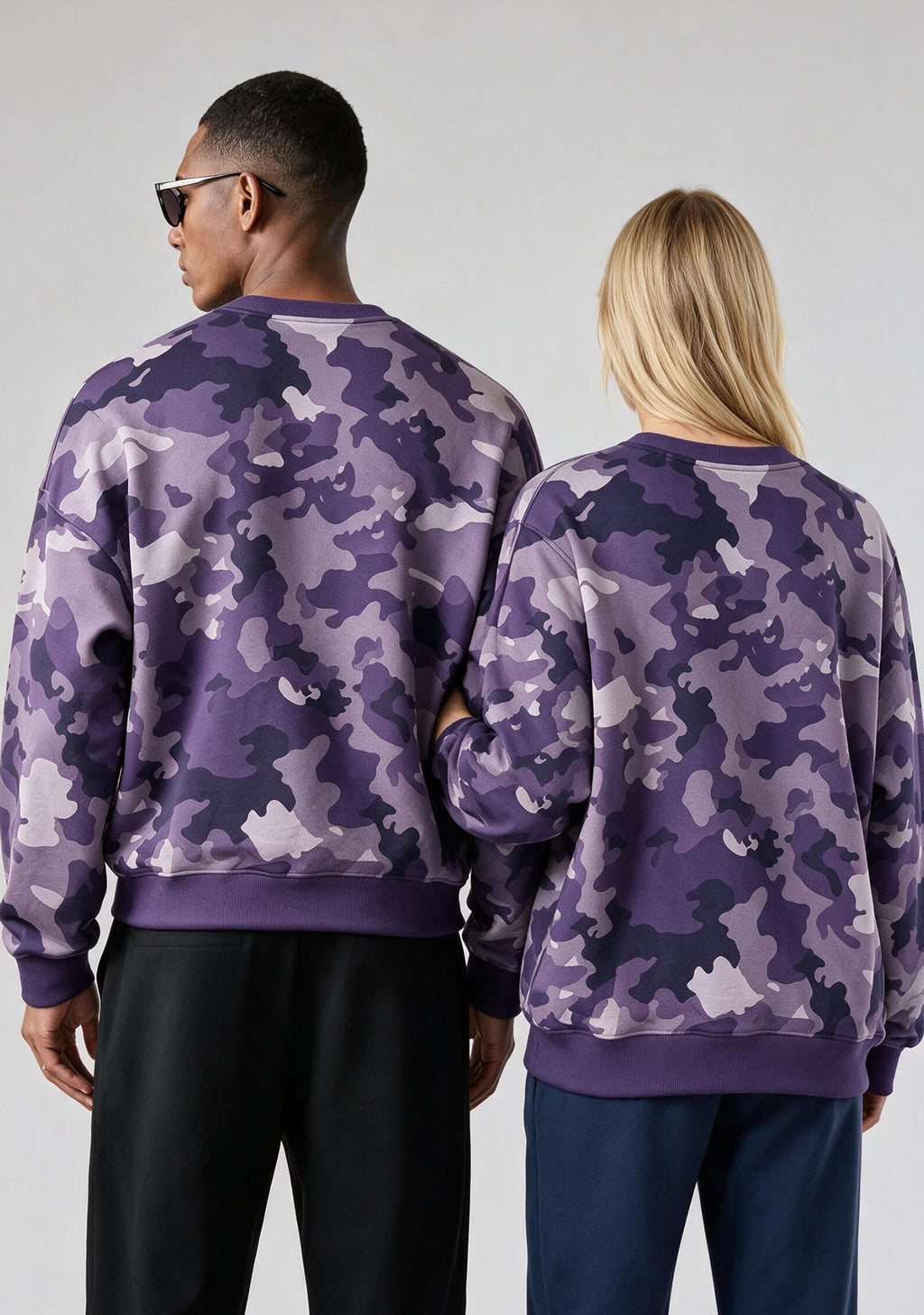 Minnesota Vikings Camo Graphic Crewneck Sweatshirt