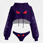 Pokémon Women's Cropped Hoodie & Thong Sets