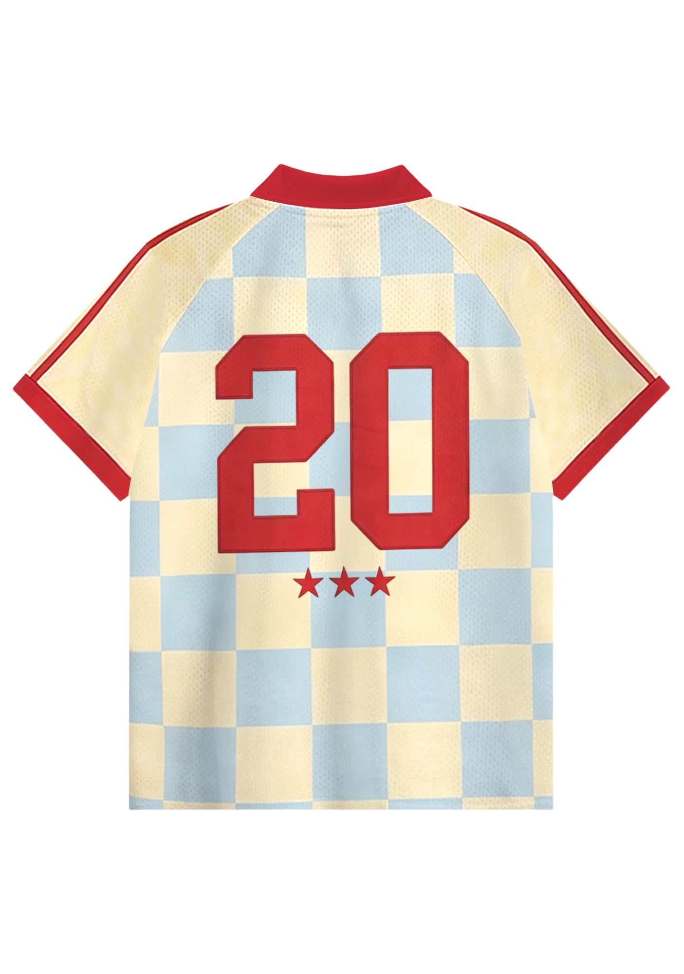 Colombia Checkerboard Collared Soccer Jersey