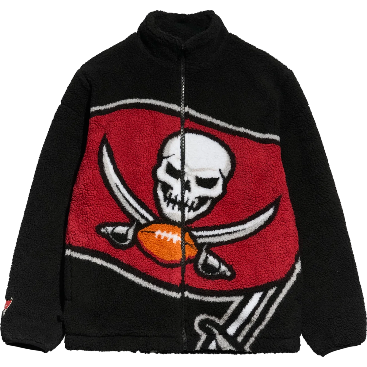 Tampa Bay Buccaneers Full Zip Sherpa Fleece Jacket