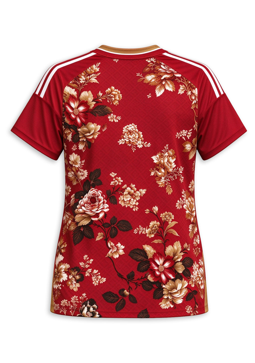 Women's San Francisco 49ers Floral V-Neck T-Shirt