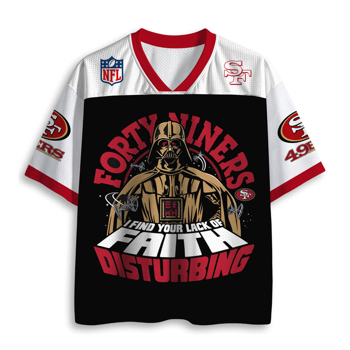 San Francisco 49ers Star Wars Graphic Jersey Shirt