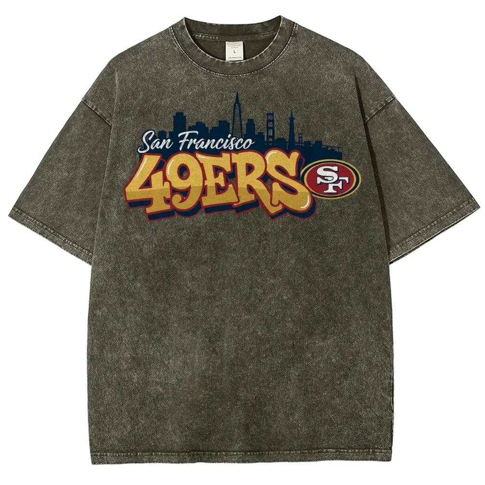 San Francisco 49ers Unisex Vintage Washed T-shirt