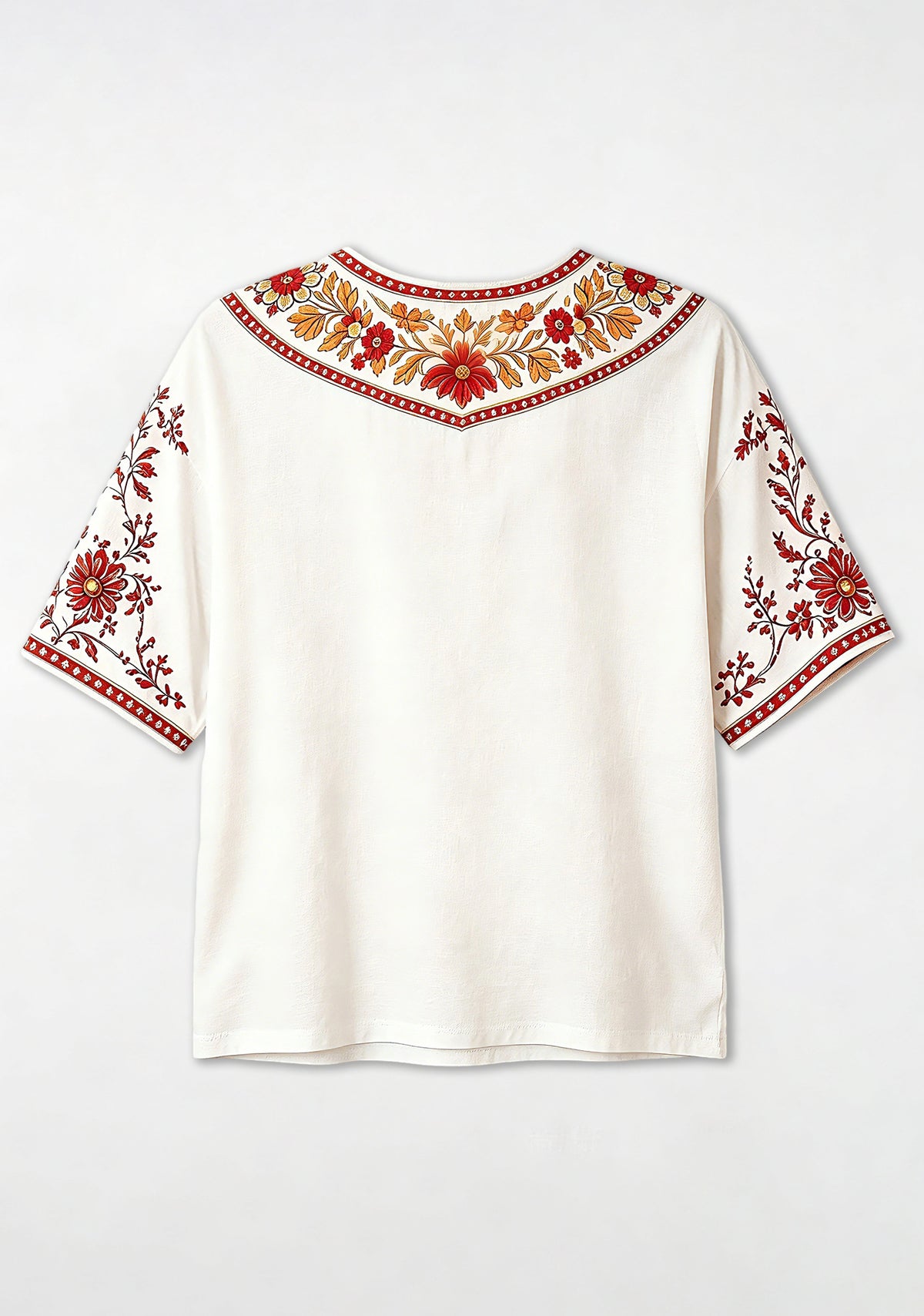 Women's Boho Floral 49ers Hello Kitty Game Day V Neck Shirt