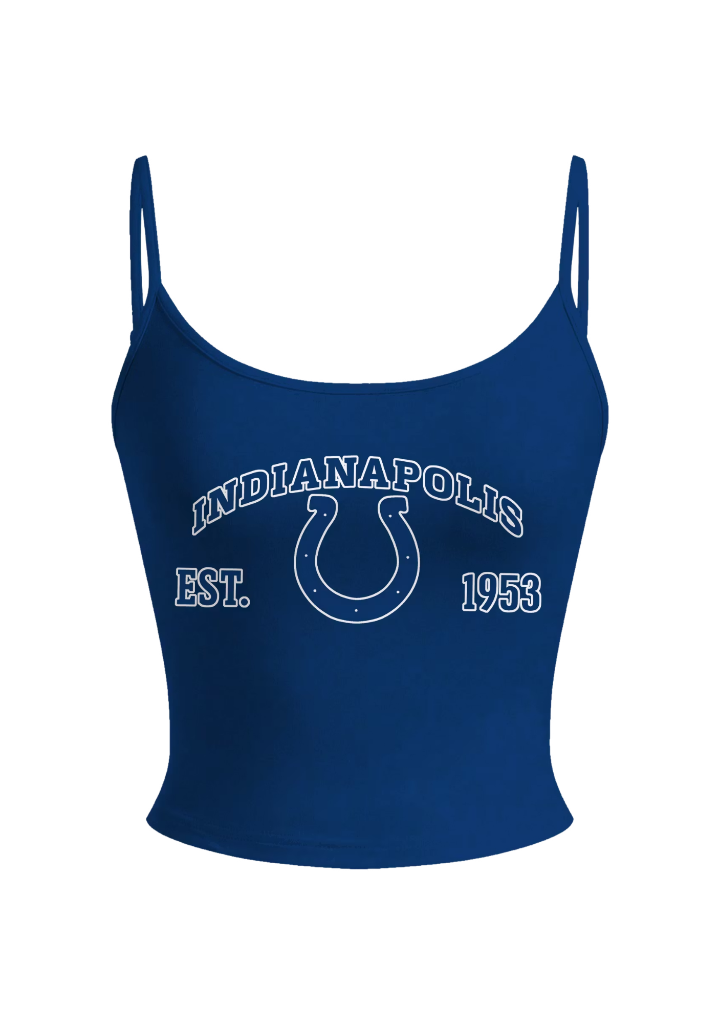 Indianapolis Colts Horseshoe Claw Print Tops & Elasticated Trousers Two-Piece Set Secondary image