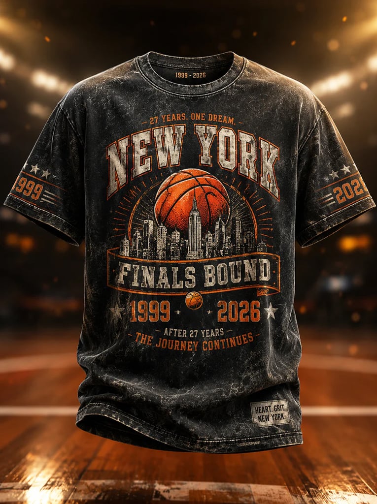 Men's New York Finals Bound Vintage T Shirt Secondary image