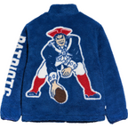 New England Patriots Full Zip NFL Sherpa Fleece Jacket
