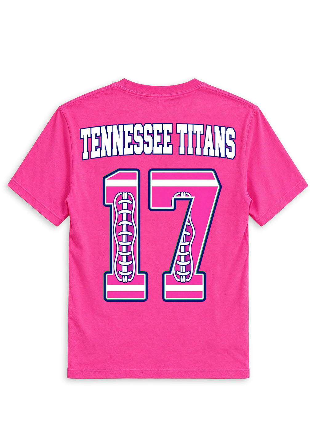 Tennessee Titans Pink Out Tackle Breast Cancer Awareness V-Neck T-Shirt