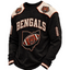 Cincinnati Bengals Waffle Knit Long-Sleeve Sweatshirt