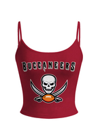 Tampa Bay Buccaneers Skull Pirate Tops & Elasticated Trousers Two-Piece Set