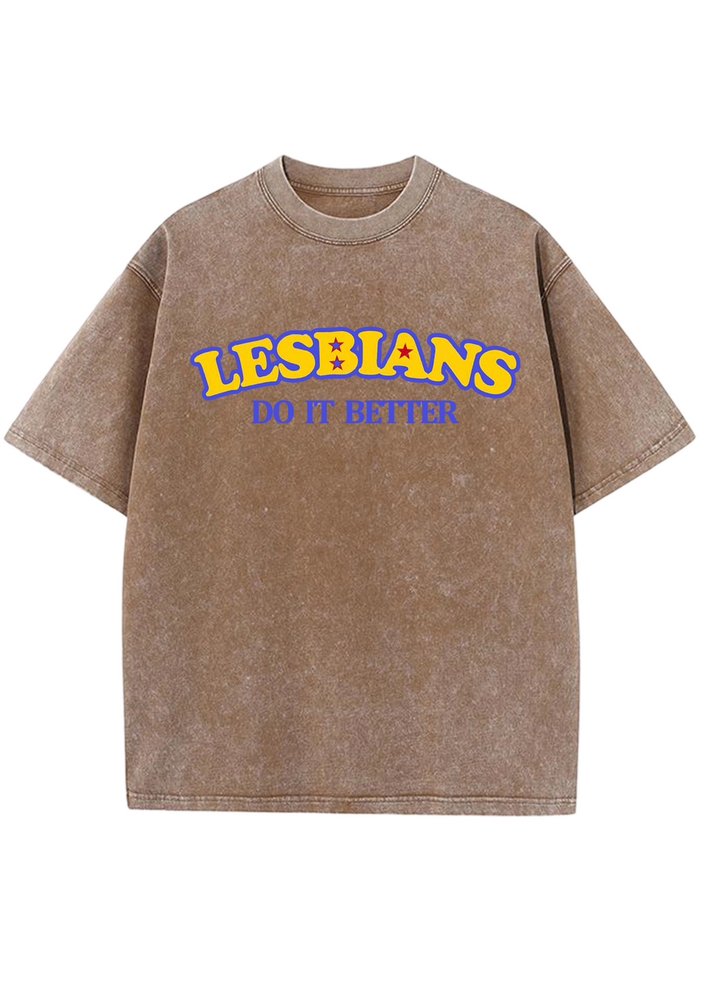 Lesbians Do It Better Y2K Washed Tee