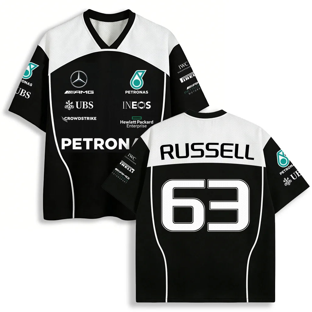 2026 Mercedes F1 George Russell 63 Mesh Jersey Main image