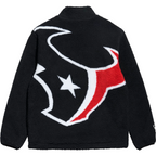 Houston Texans Full Zip NFL Sherpa Fleece Jacket