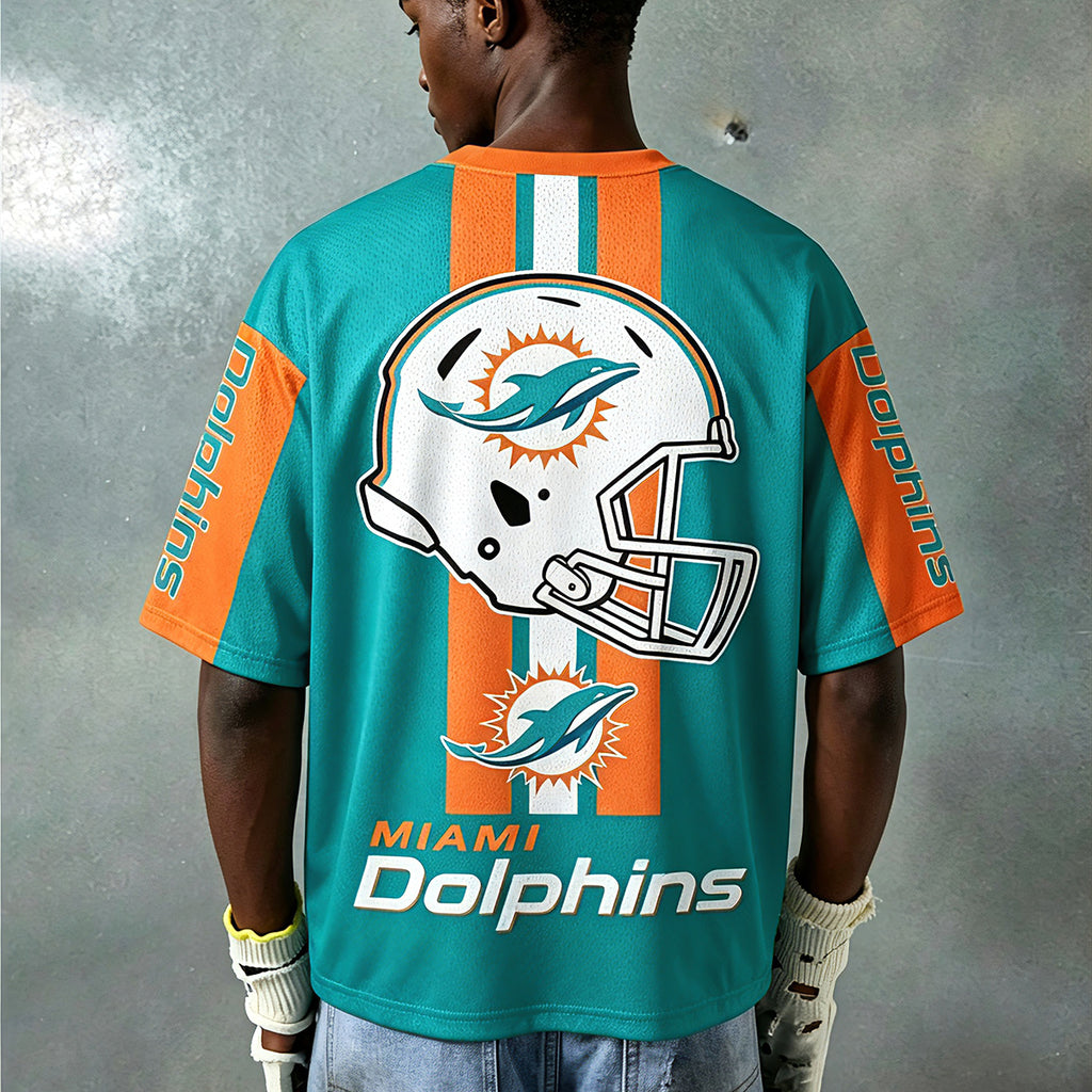 Miami Dolphins Team Logo Graphic Jersey Shirts