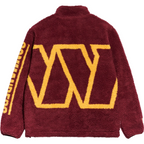 Washington Commanders Full Zip NFL Sherpa Fleece Jacket
