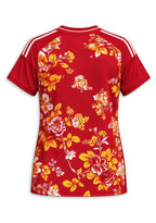 Women's Kansas City Chiefs Floral V-Neck T-Shirt