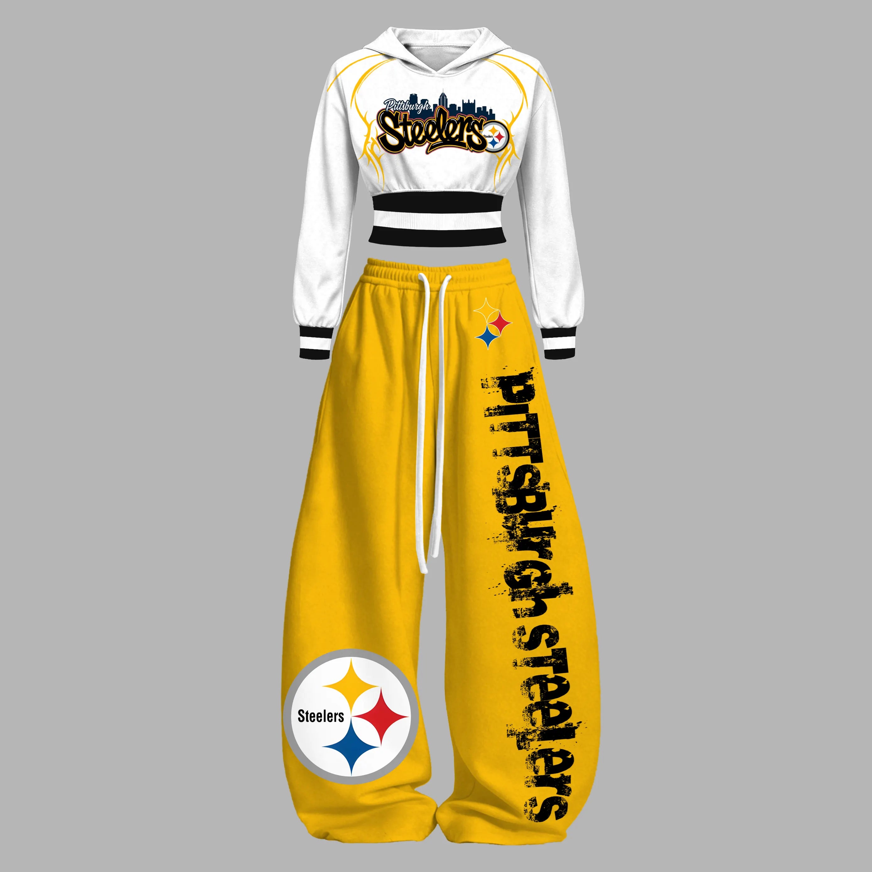 "Pittsburgh Steelers" Slim-fit sweatshirt and trousers set Secondary image