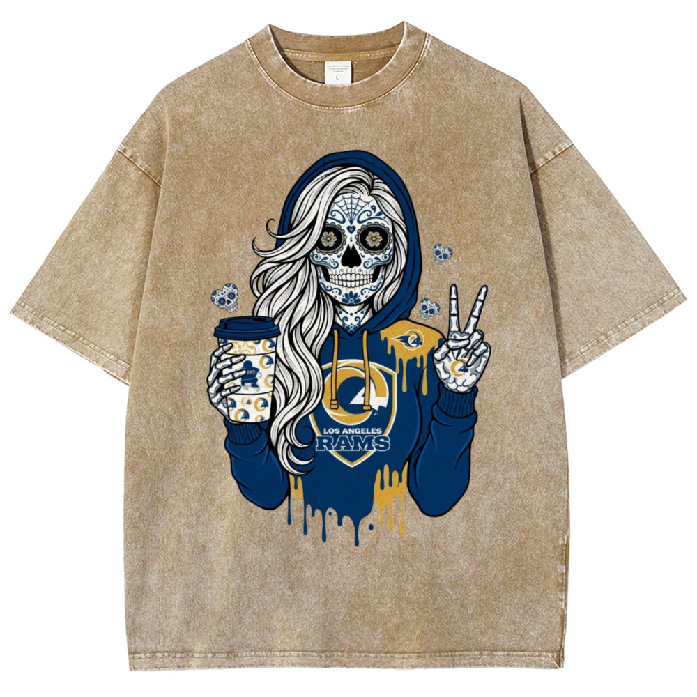Unisex ¡°Los Angeles Rams¡±Vintage Washed Tee