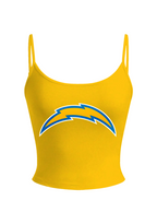 Los Angeles Chargers Lightning Logo Tops & Elasticated Trousers Two-Piece Set