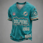 MIA x NFL LUXURY V-Neck T-Shirt 3005 DatND DVT