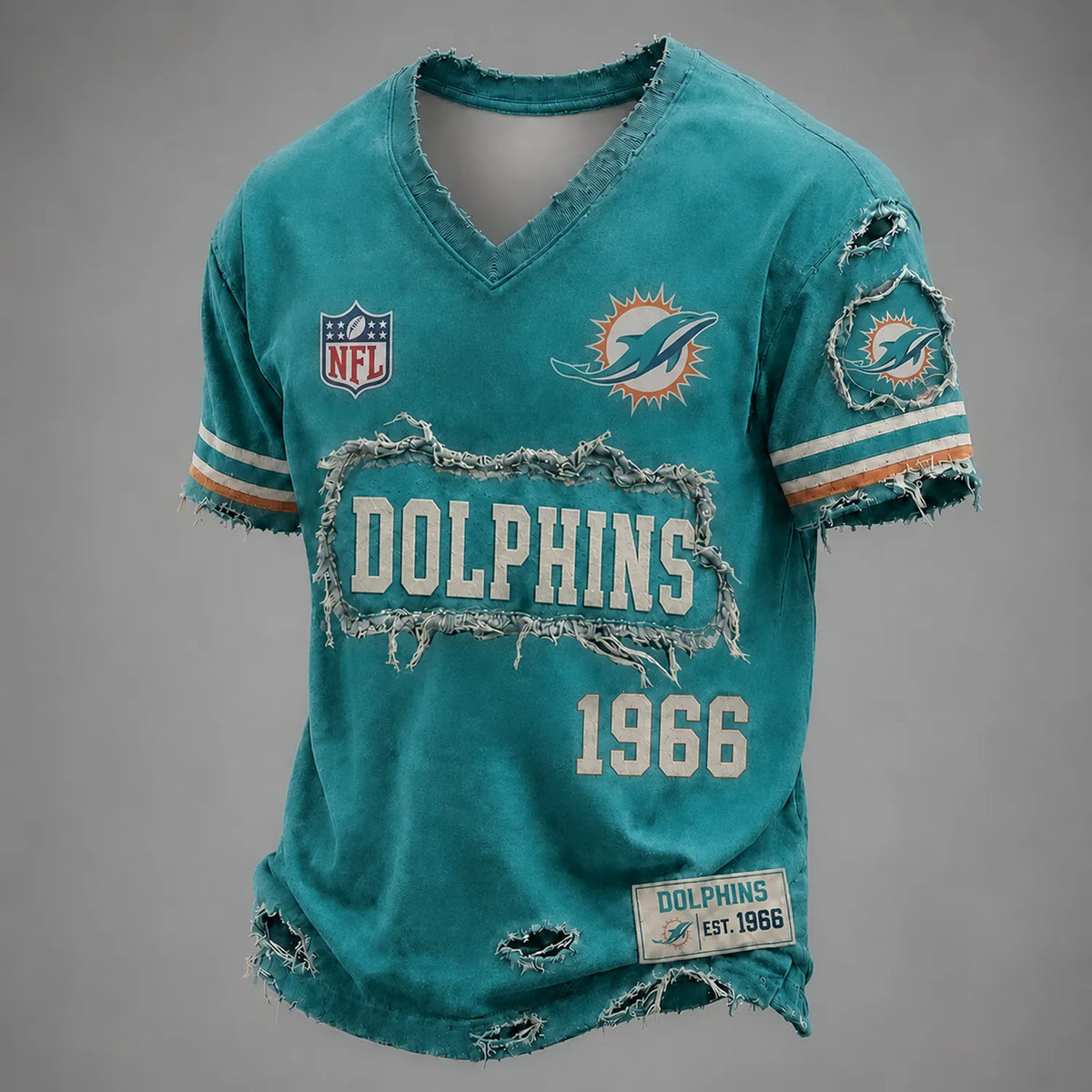 MIA x NFL LUXURY V-Neck T-Shirt 3005 DatND DVT Main image