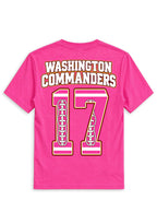 Washington Commanders Pink Out Tackle Breast Cancer Awareness V-Neck T-Shirt