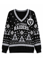Women’s Las Vegas Raiders Ugly NFL Christmas Sweatshirt