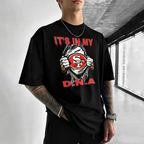 Drip Blood Style SF 49ERS Graphic T-Shirt
