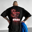Drip Blood Style SF 49ERS Graphic T-Shirt