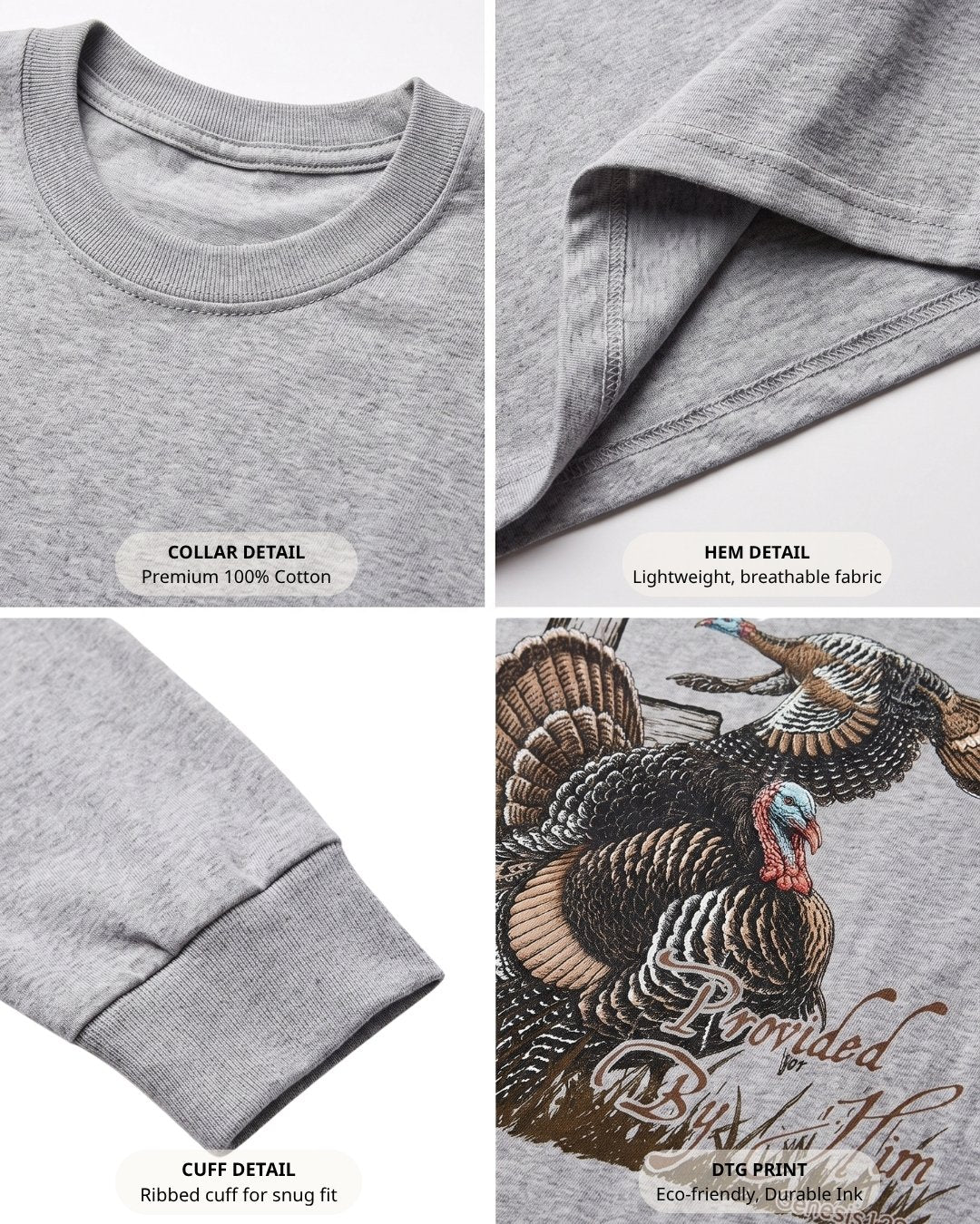The Genesis Turkey LONG-SLEEVE back Secondary image