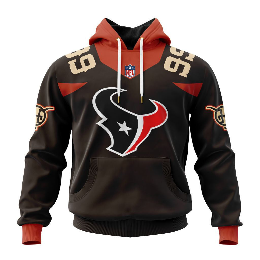 Houston Texans | Specialized Design Away Kits Personalized Letters Number