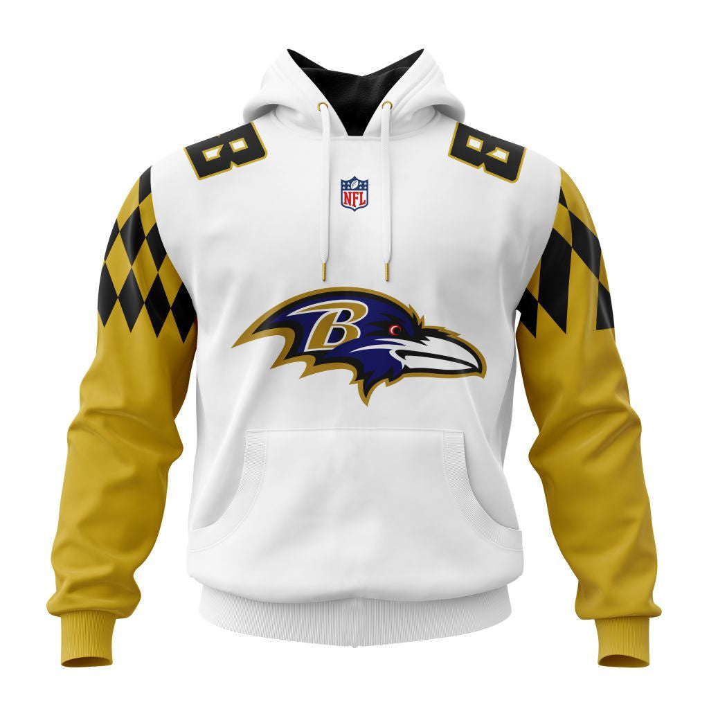 Baltimore Ravens | Specialized Design Away Kits Personalized Letters Number