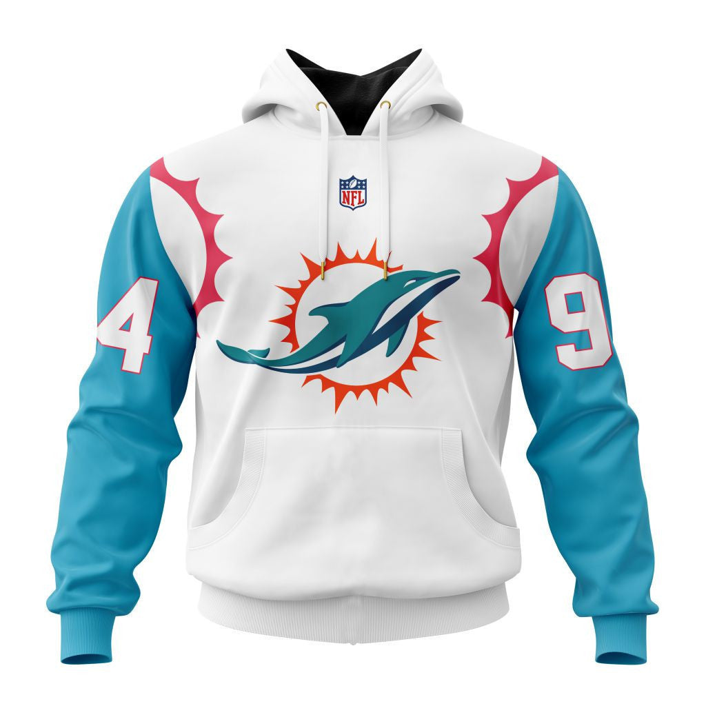 Miami Dolphins | Specialized Design Away Kits Personalized Letters Number Main image