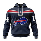 Buffalo Bills | Specialized Design Away Kits Personalized Letters Number