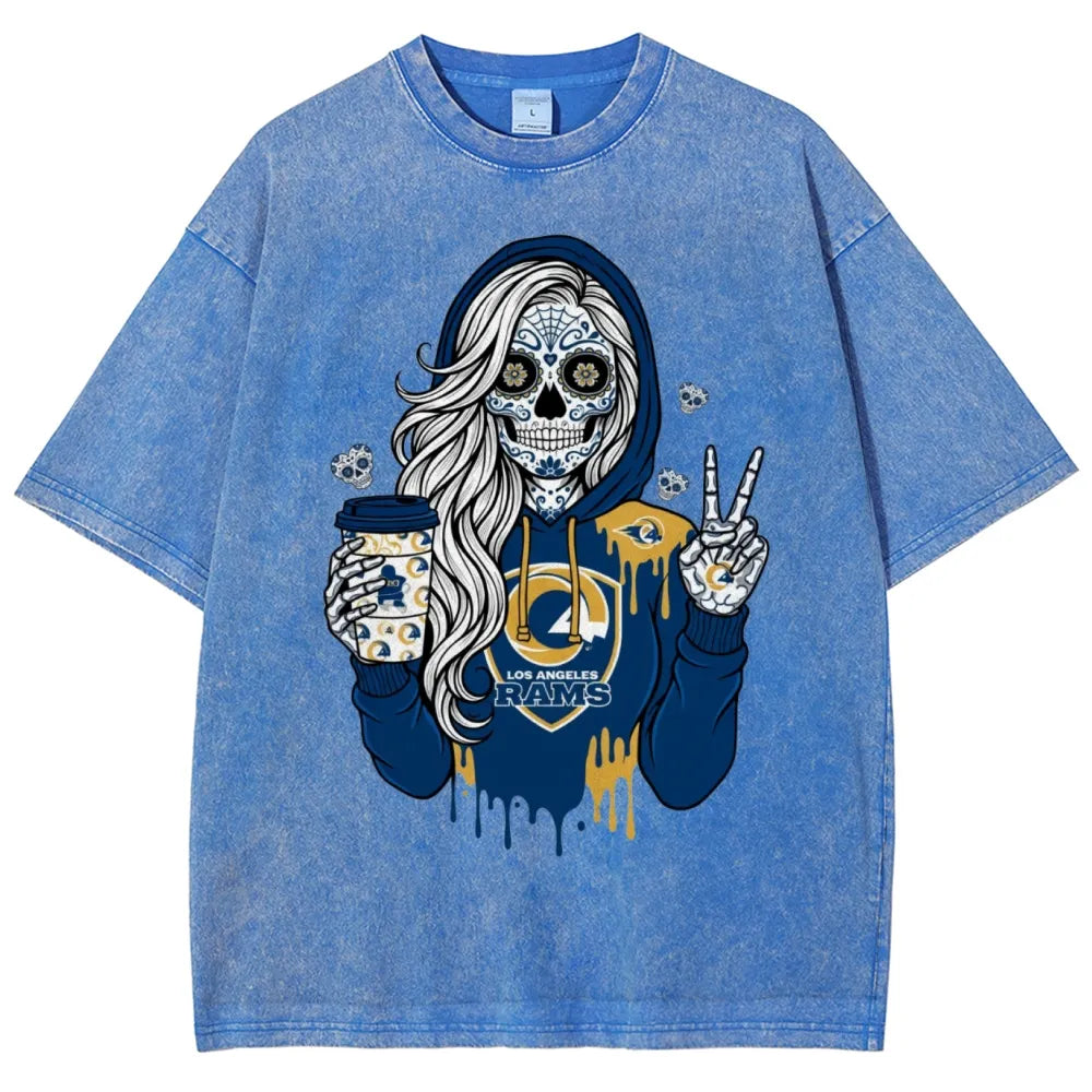 Unisex ¡°Los Angeles Rams¡±Vintage Washed Tee