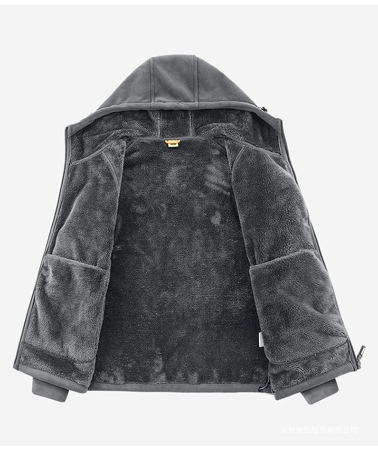 New York Giants Fleece Fashion Hooded Jacket Outdoor