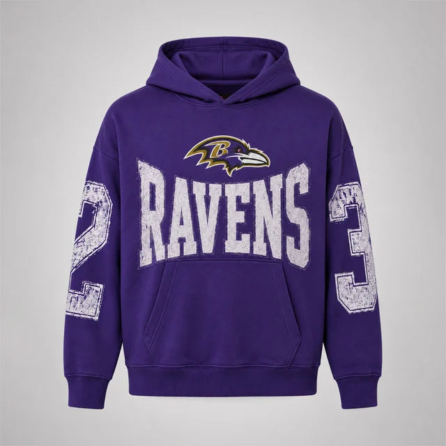 Baltimore Ravens 2‑3 Number Print Hoodie Main image