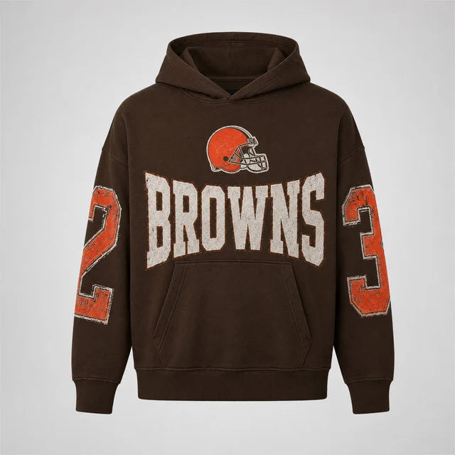 Cleveland Browns 2‑3 Number Print Hoodie Main image