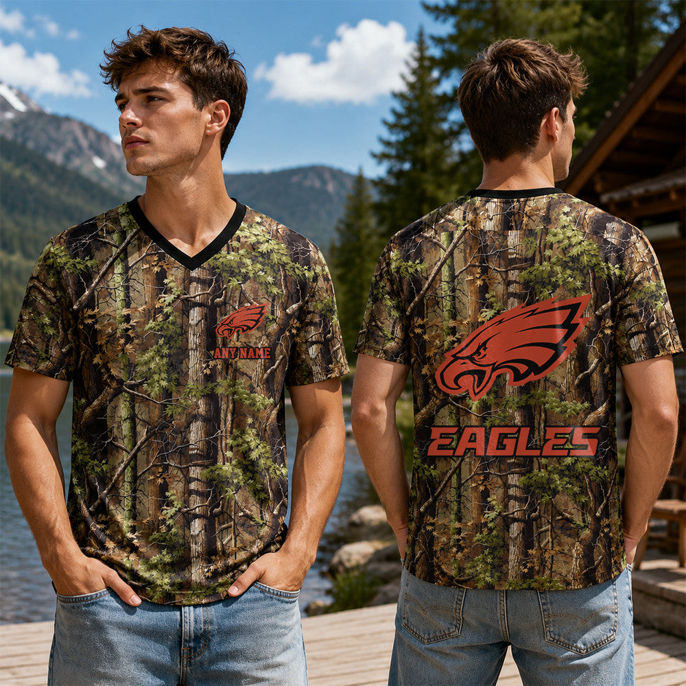 Philadelphia Eagles NFL V-NECK HUNTING  FOR FAN